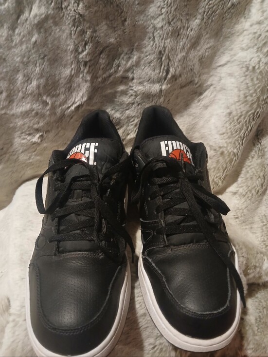 Nike Other - Nike Black Sneakers with White Soles and Orange Tongue Accent